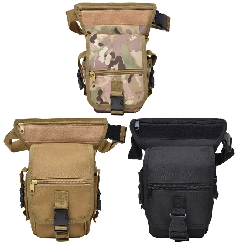 Outdoor Tactical Multi-Functional Motorcycle Hunting Hip Belt Waist Pouch Tactical Thigh  Leg Drop Bag