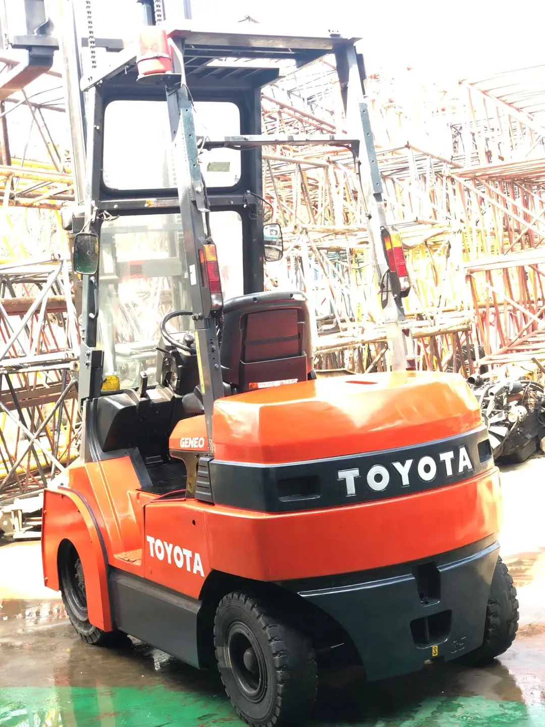Подержанные мини-погрузчики японский бренд Toyota 3.5ton продажа в Шанхае хорошее качество низкая цена