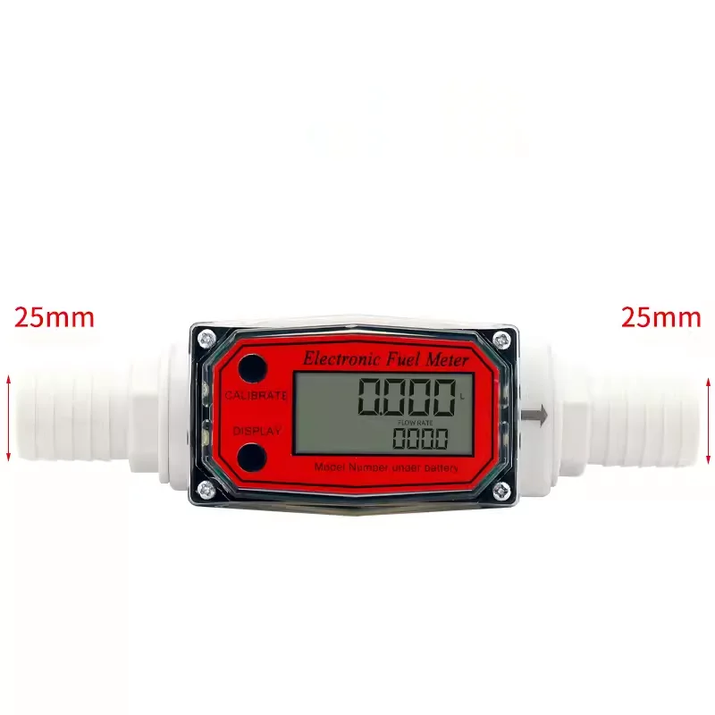 Cavitt Factory Direct Sale 1 Inch PP Acid And Alkali Resistant Turbine Flow Meter With Two Cannula Connectors
