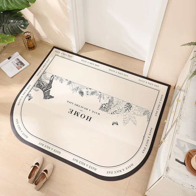 2024 factory direct wholesale popular design door mats online leather material back door mat outdoor