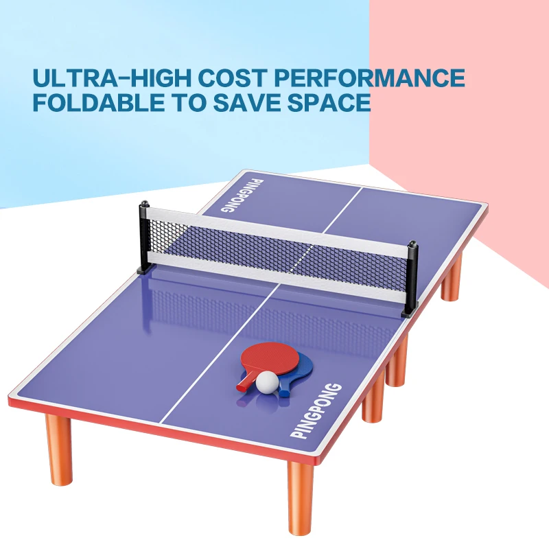 Small Indoor Sporting Table for Kids Indoors Portable Table Tennis Toy Simply Equipped Indoor Ball Playing Table