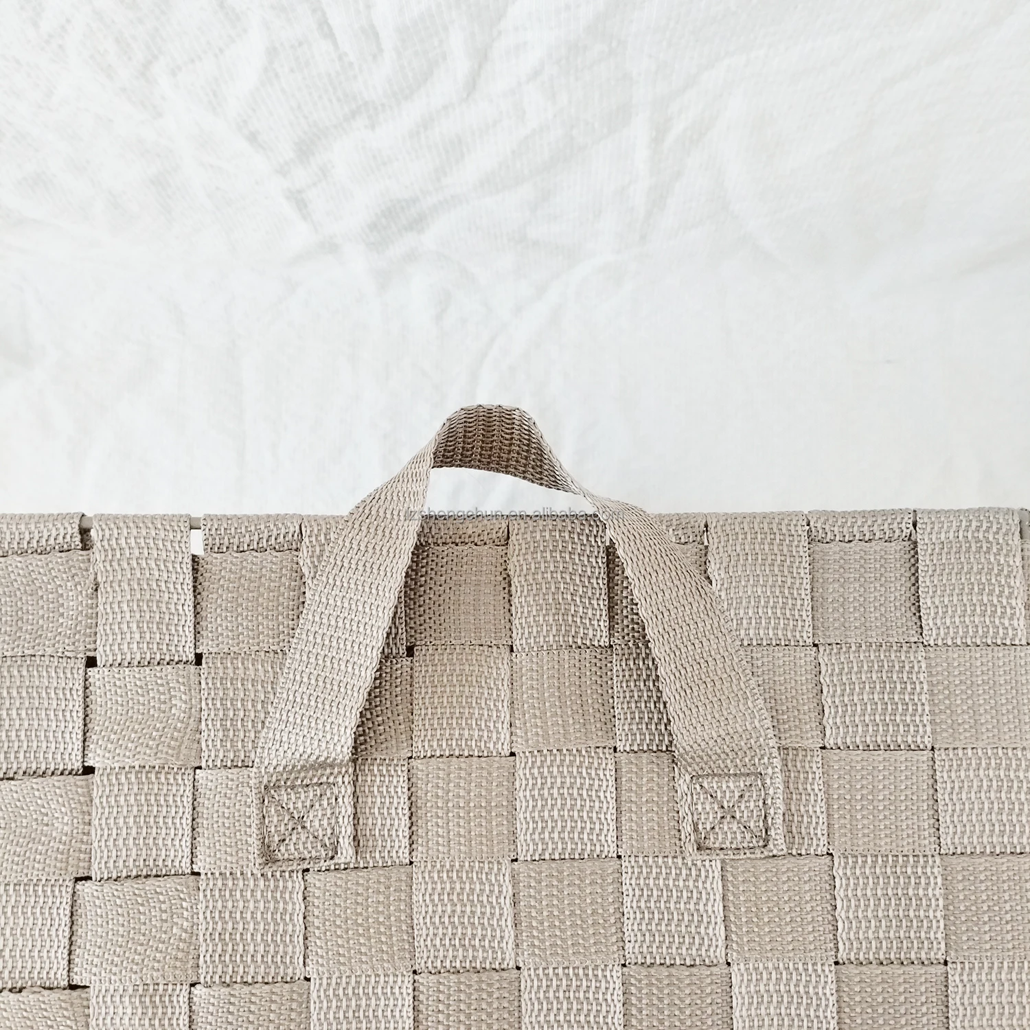 handmade Nylon woven baskets and decoration large storage basket for organizing