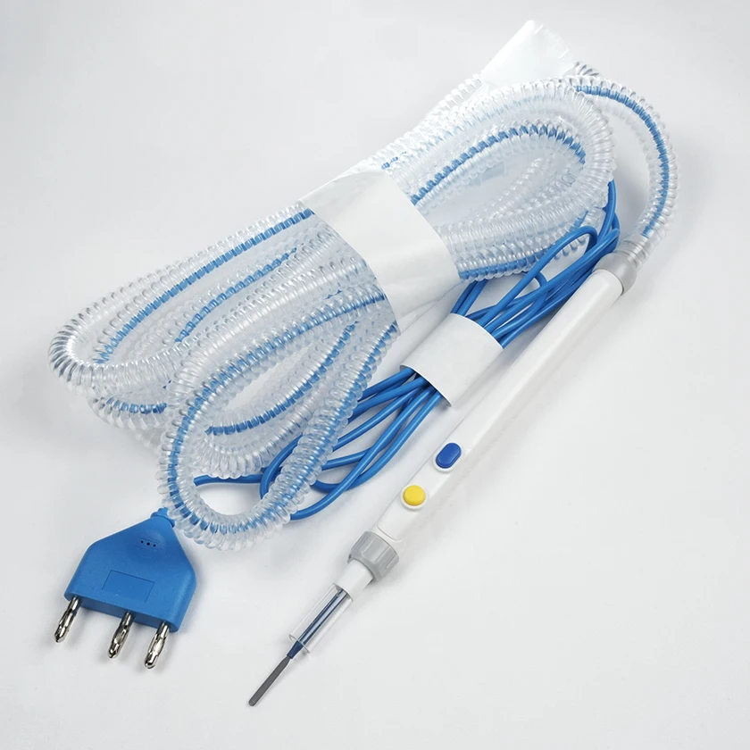 Smoke Evacuation Pencil Disposable Electrosurgical Pencil With Smoke Suction