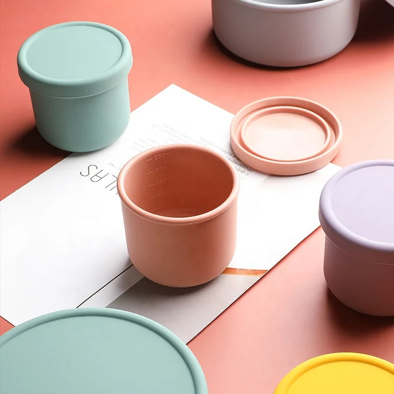 Factory Wholesale Oven Safe Food Grade Silicone Portable Kids Small Silicone Food Fruit Storage Sealing Container Box