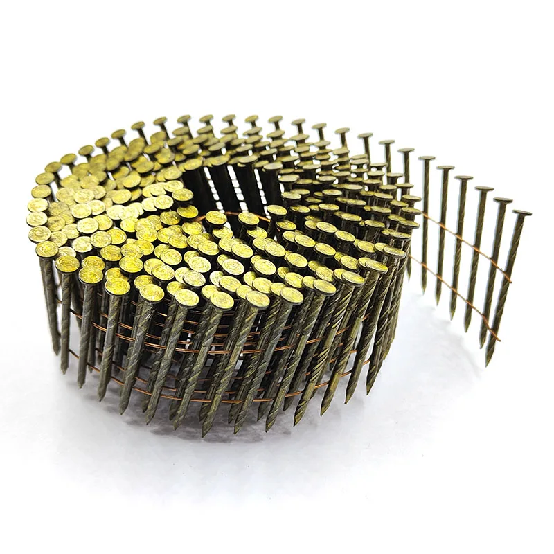 High quality Coil  nails for pallet making manufactured by the most professional Tianjin Huazhen Fasteners