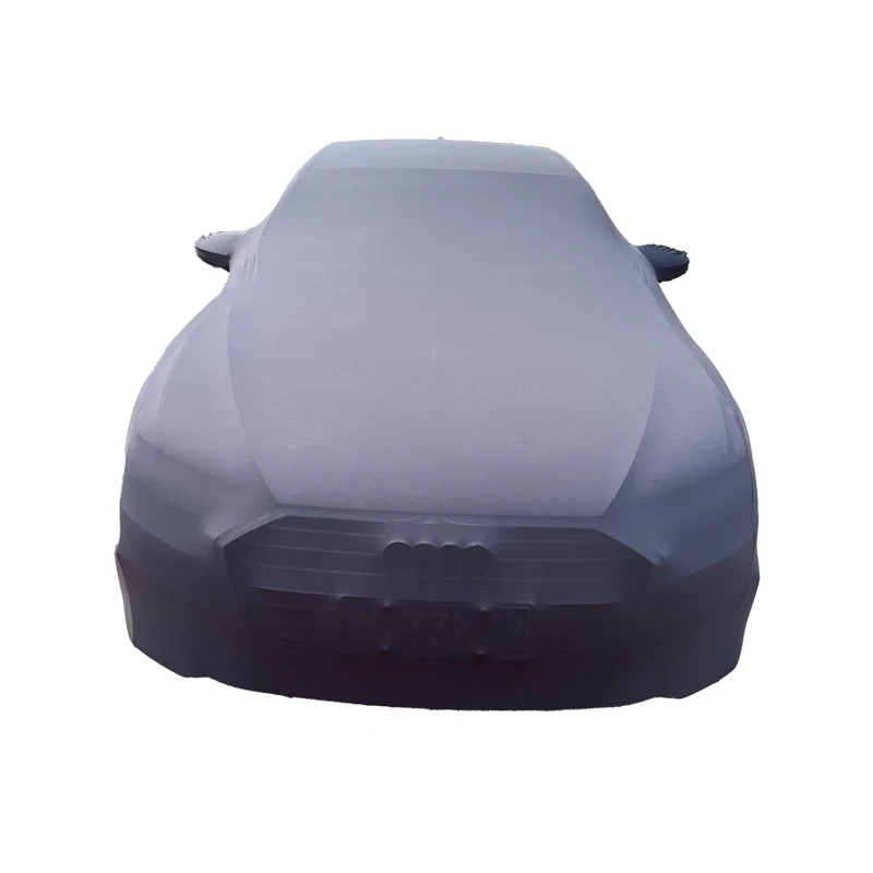 Custom wholesale china best varied color super soft stretch breathable car dust cover for indoor car parking