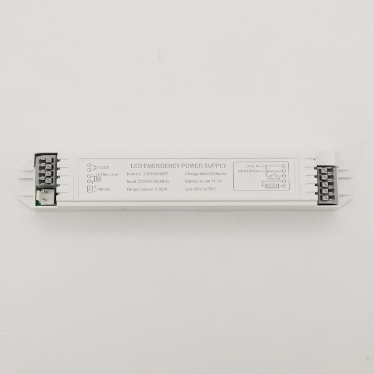 5-50Watter Led light emergency battery  full emergency power  led driver