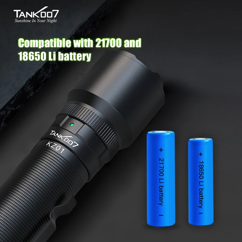 TANK007 супер яркий мощный открытый кемпинговый фонарик масштабируемый 20 Вт USB перезаряжаемый лазерный светодиодный тактический
