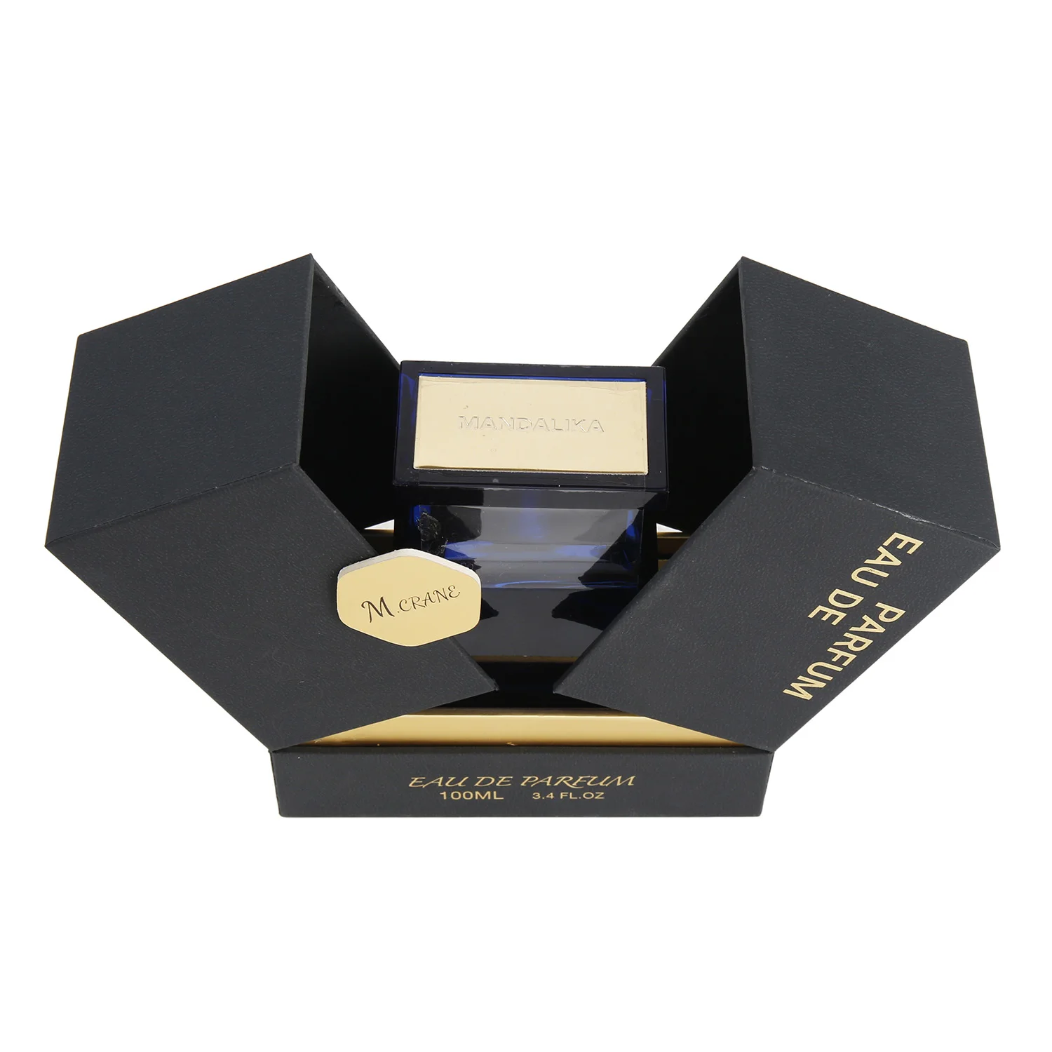 Custom luxury perfume sample glass bottles with box  perfume square box perfume small gift packaging box