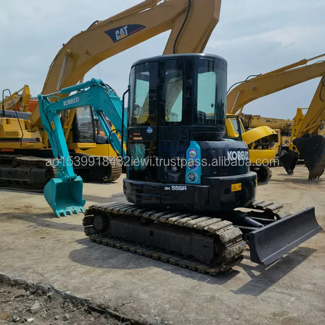 Original Kobelco SK55 used excavator crawler excavator kobelco excavator