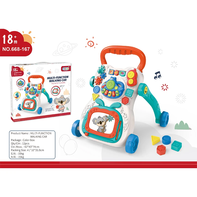 Q-KIDS Musical plastic walking trolley Toys for babies 2020
