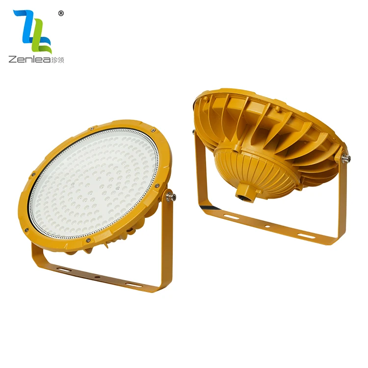 Professional Explosion Proof Lamps Ip65 Waterproof Die-cast Aluminum+PC 100w 150w 200w Led Explosion Proof Light