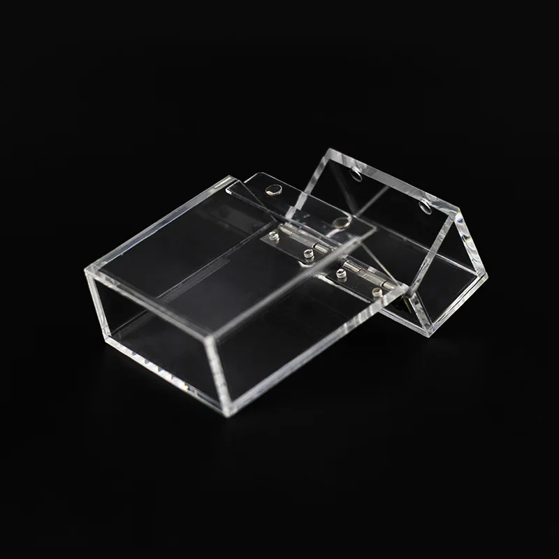 Brand new smoking accessory type acrylic plastic cigarette case transparent portable cigarette case