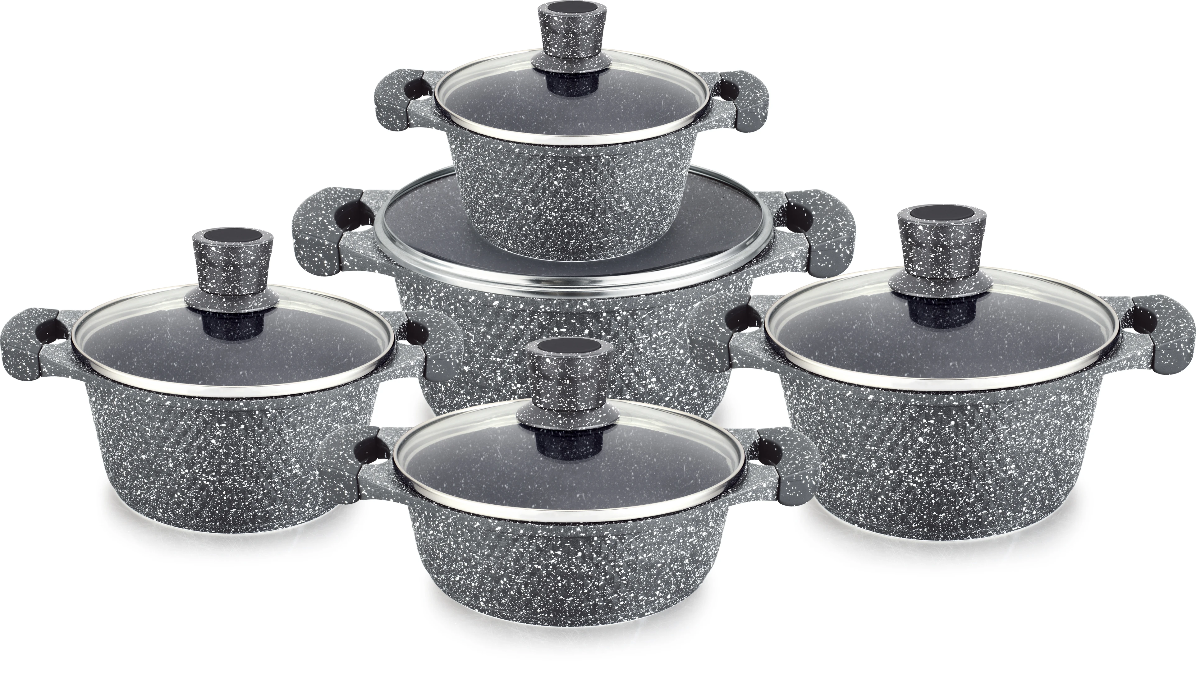 Wholesale high quality cookware non stick cookware sets kitchen household utensils cookware parts Die Cast Aluminum cooking pot