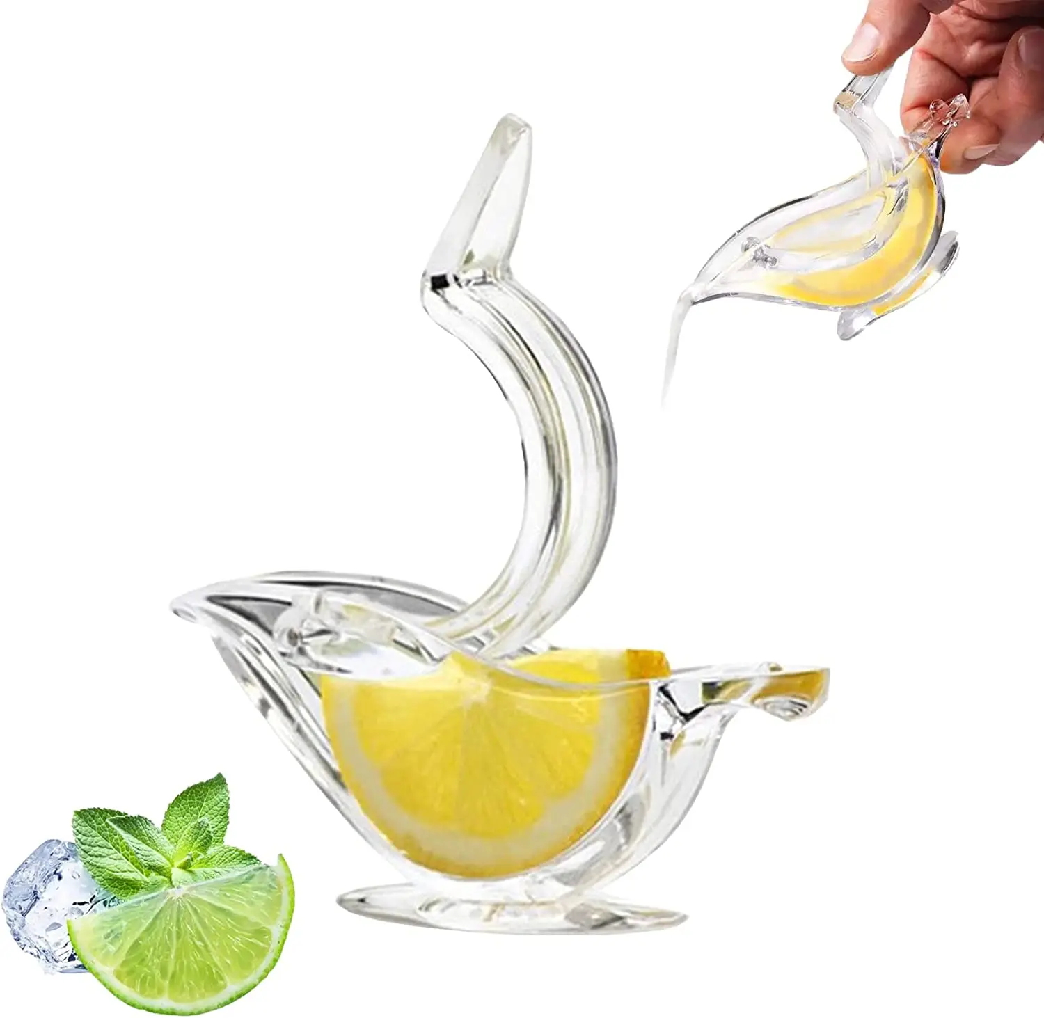 Cocina Especial Herramientas De Cocina Manual Lemon Squeezer Bird Acrylic Holder Lemon Squeezer Bird Fsh