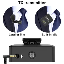 Беспроводной петличный микрофон ZGCINE в режиме реального времени для съемки фильмов ТВ интервью встраивания сигнала SOKANI