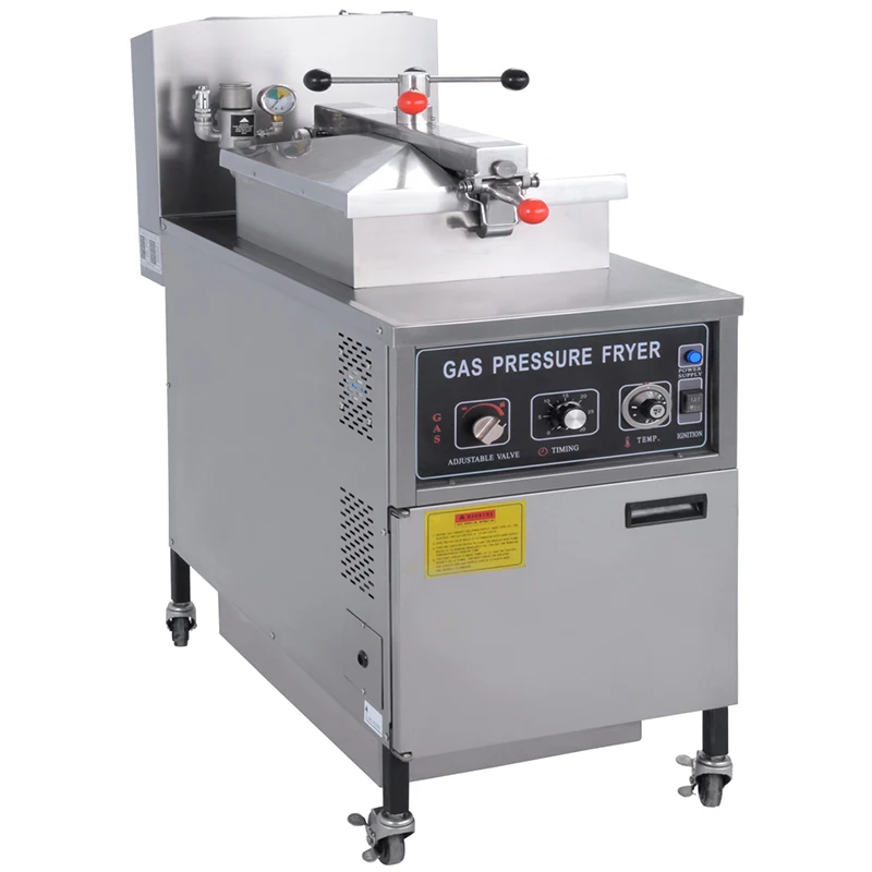 Automatic Gas Pressure Fryer Pollo Fryer Freidora a presion Broaster Freidora