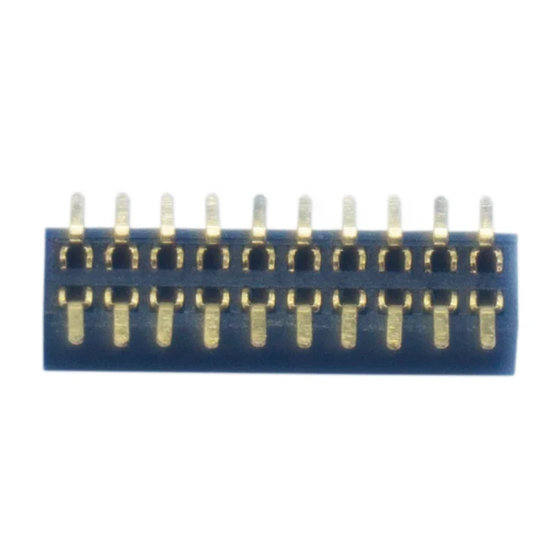 1.0mm 2-40pins dual single rows pin header  female header connector