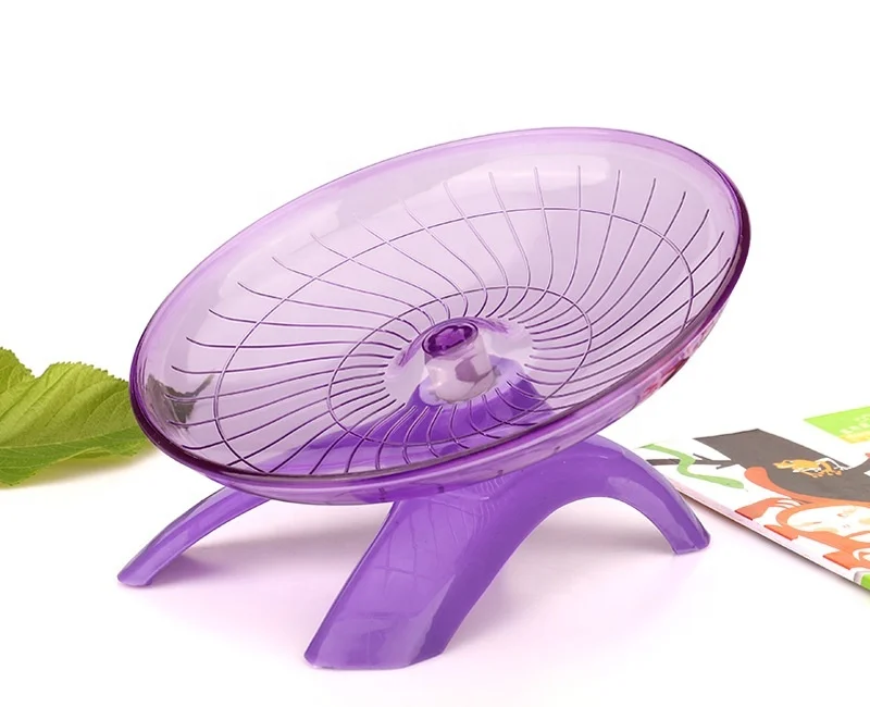 Hamster Wheel Hamster Flying Saucer Silent Running Exercise Wheel for Hamsters for Dwarf Gerbil Mice Small Animals