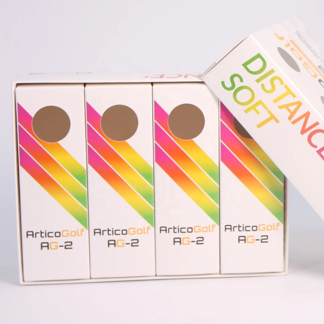 Custom 3 Golf Ball Sleeve Shipping Gift Set Box Recycled Paper Packaging 12 Golf Ball Box For Dozen Golf Balls