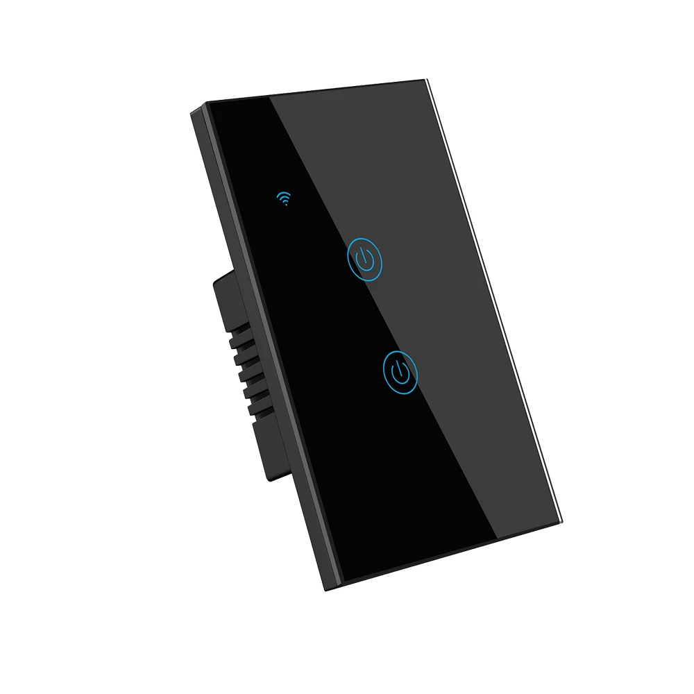 US Standard Without Neutral Line Smart Switch Panel One Gang Wifi Life Wall Intelligence on off Smart Switch Panel