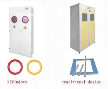 Laboratory furniture gas cylinder cabinet air vent