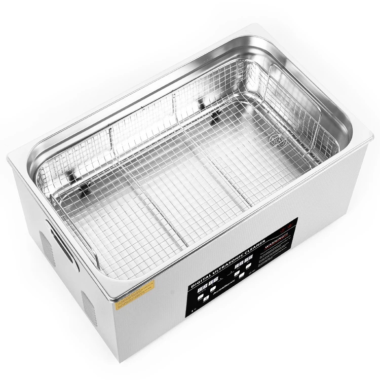 600 Power Tank 304 Stainless Steel 30L Industrial Ultrasonic Cleaner with Hot Water Cleaning Process