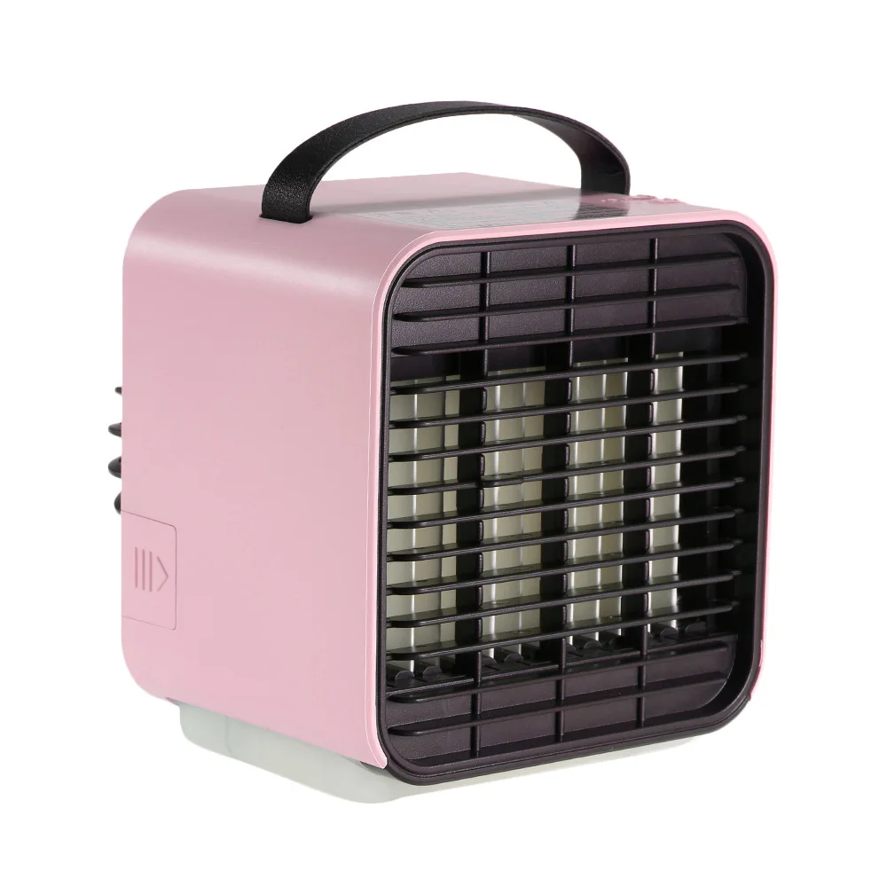 Portable Mini Air Conditioner Negative Ion Fan Cooler Humidifier LED Mini air cooler USB charging desktop spray air condition