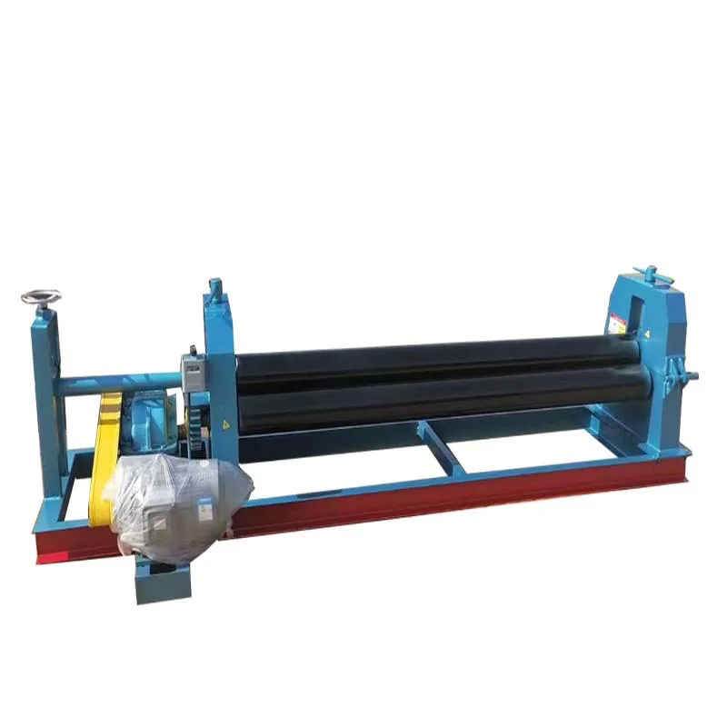 Iron sheet bender metal sheet rolling machine 3 roller steel plate bending machine
