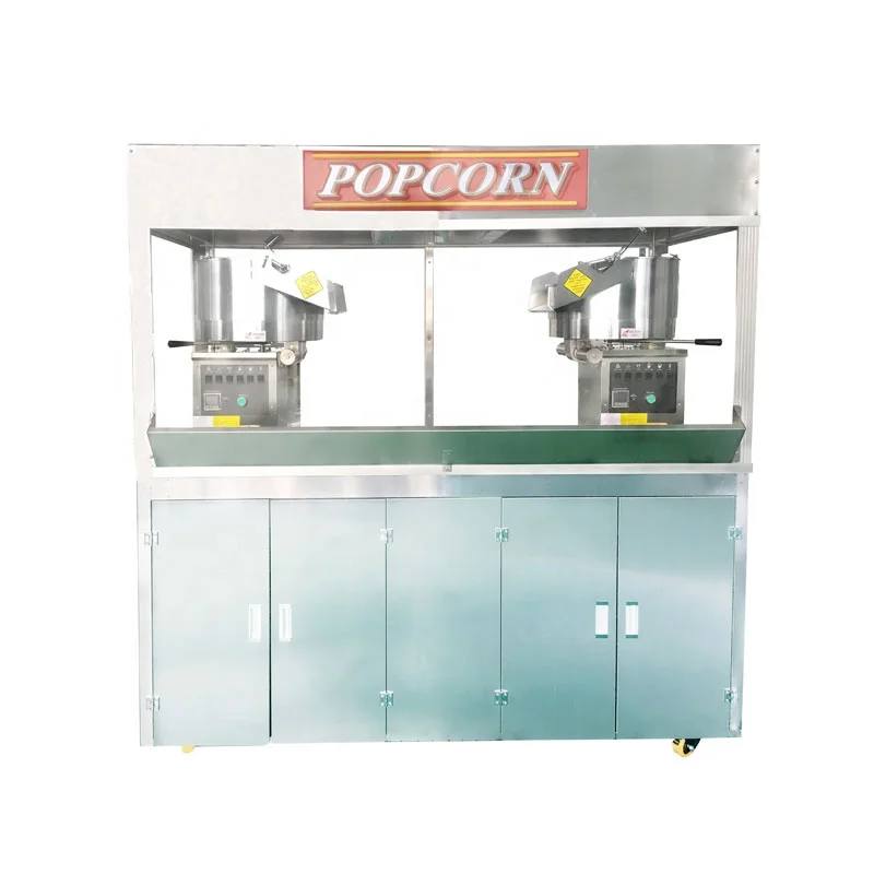 XFD Professional Popcorn Poppers 36oz/48oz Pedestal Kettle Gold Medal Cinema Popcorn Machine Oil Type Popper