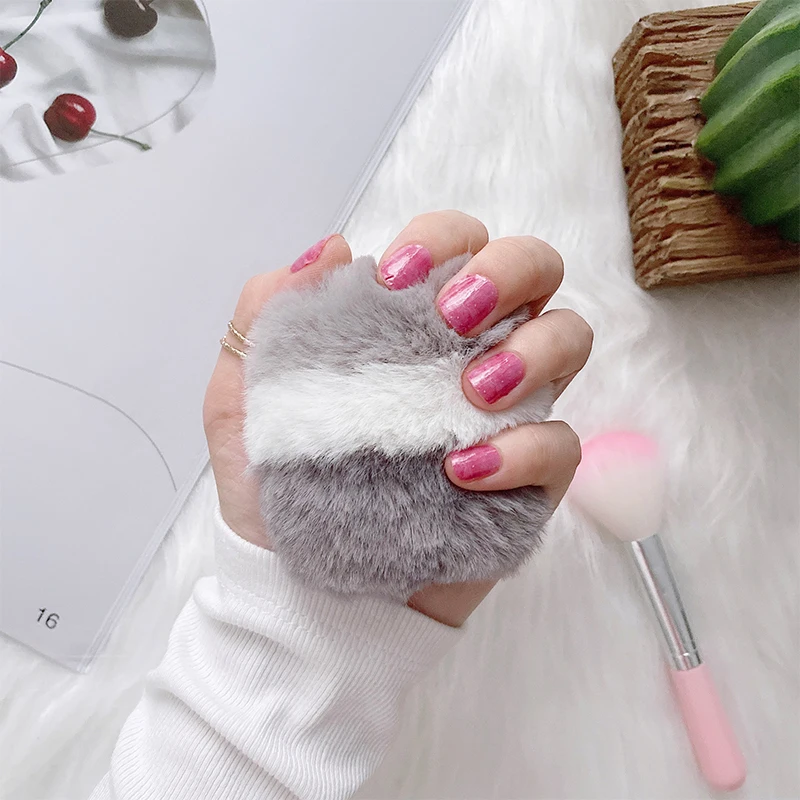  Плюшевый чехол BOORUI kawaii для air pods pro роскошный модный защитный наушников airpods 1 2