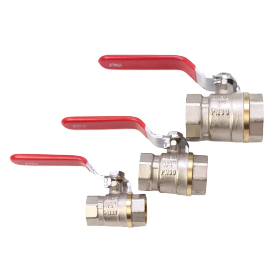 Cheap 1/2-4in Brass Ball Valves BSP/NPT Thread Manual Water Faucet Valve Gas/oil OEM Customized Water Valve Manufacturers