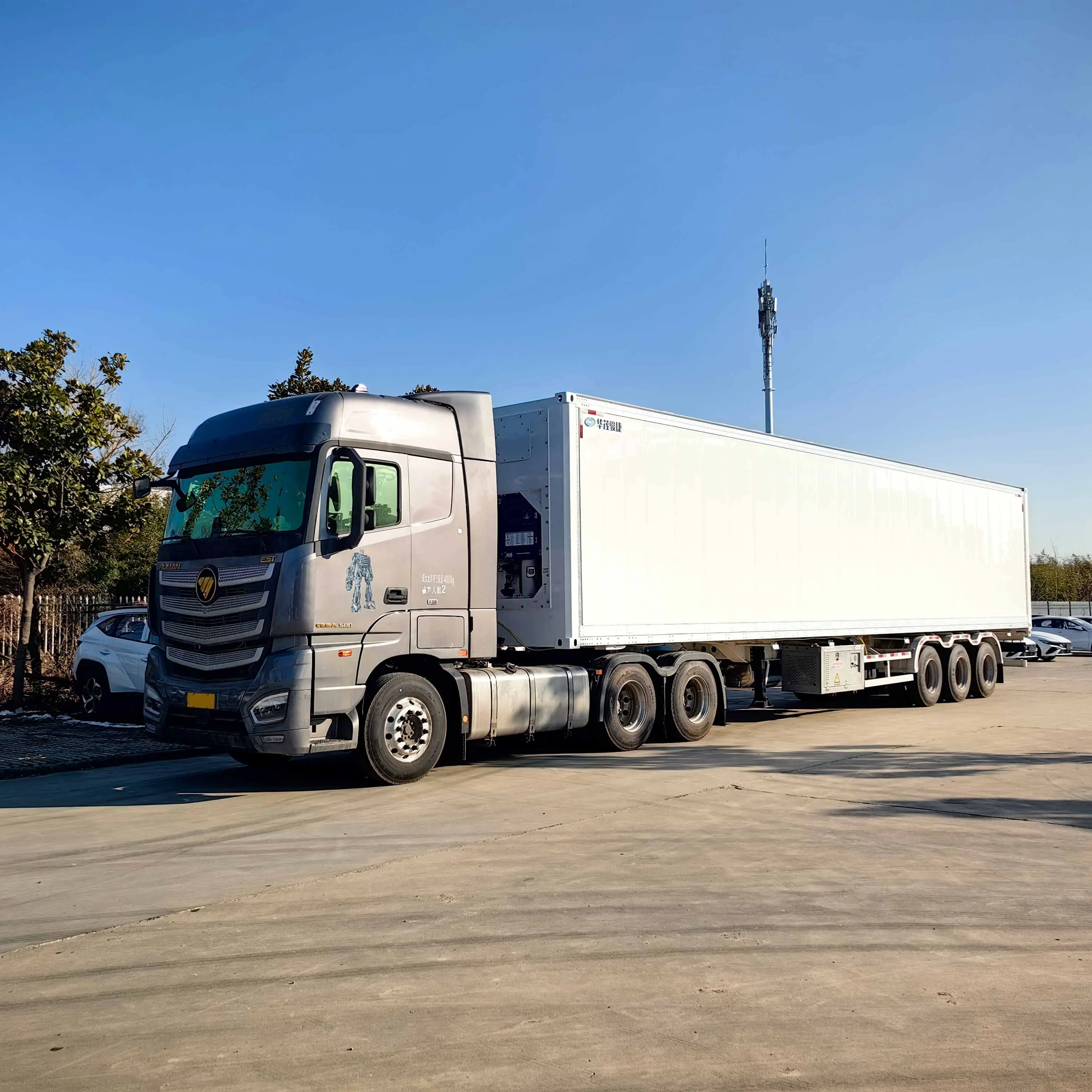 30 Ton Refrigerated Truck For Long-Distance Fruit & Vegetable Cold Chain Transport New Manual Diesel Vehicle