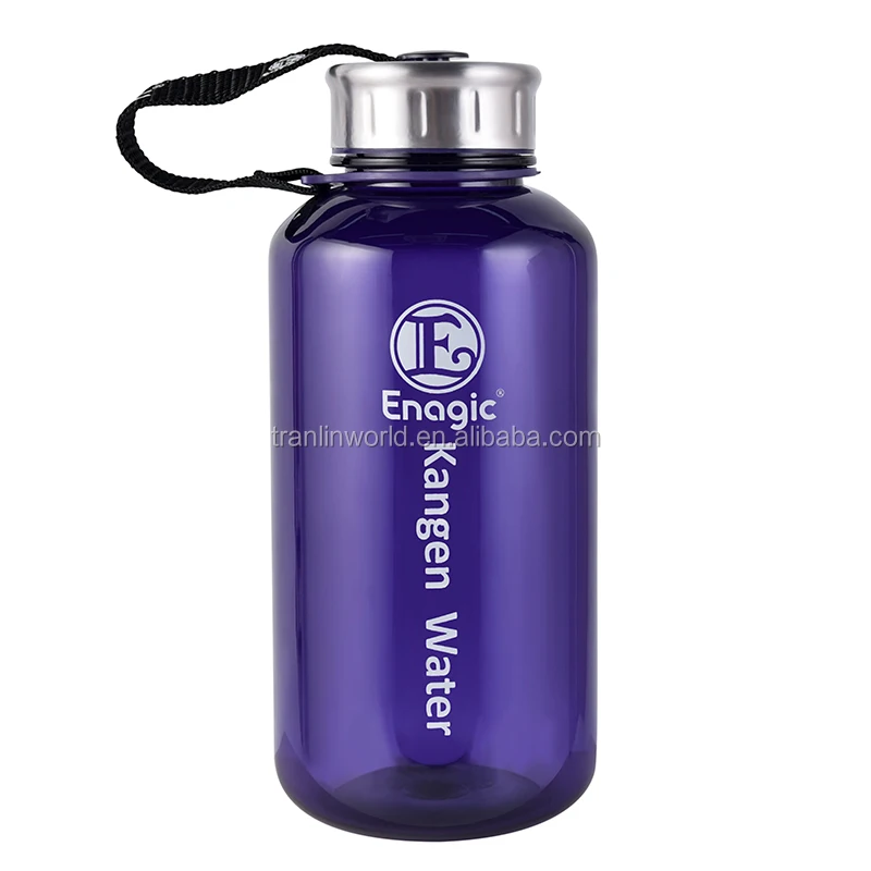 
INS style Large capacity BPA Free 1000ml Tritan plastic drinking water bottle, plastic water bottle Clear Purple 