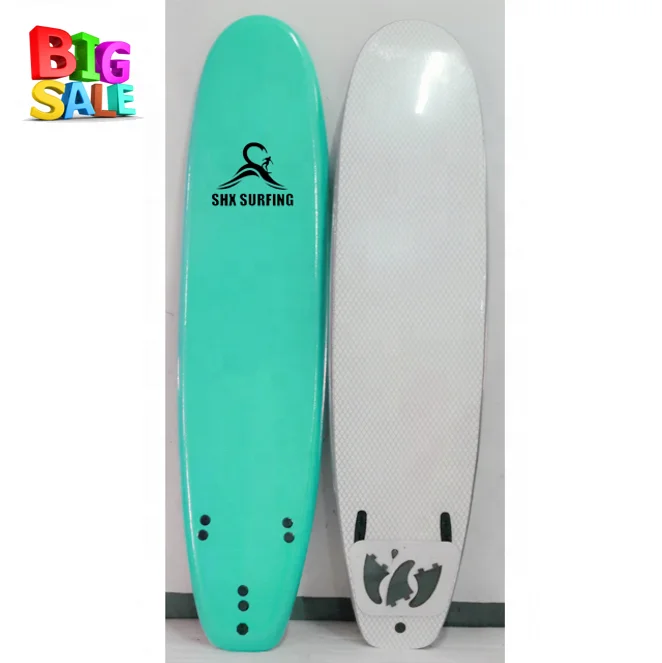 SHX High Abradability Waterproof Non Slip Textured 8 Foot Soft Top Surfboard