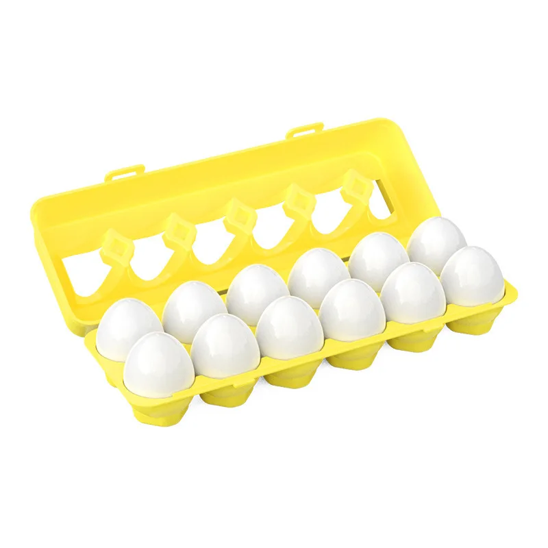 Childhood Early Education Pairing Smart Eggs 3 Year Old Detachable Artificial Egg Twist Egg Shape Recognition Baby Toys