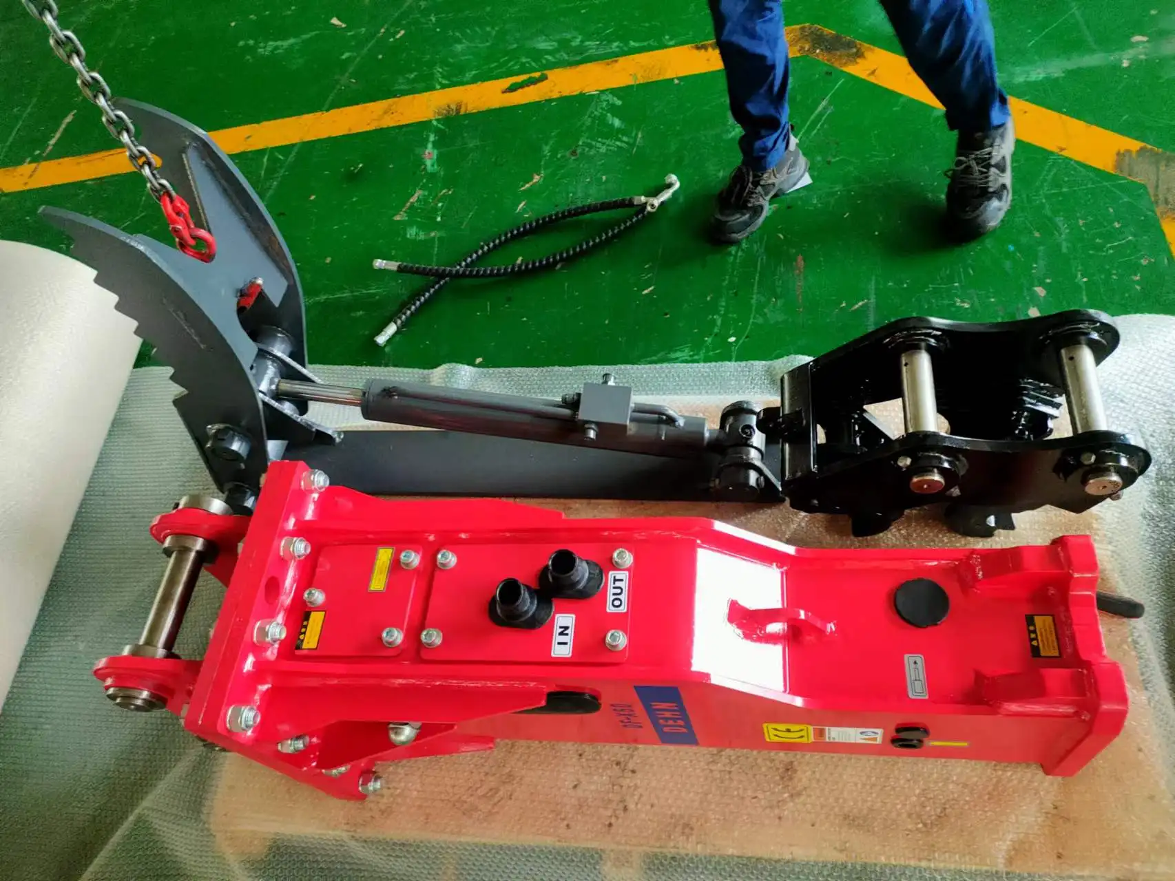 yantai Shijin manufacturer  DEHN excavator hydraulic thumb excavator thumb clip for sale