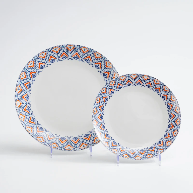 New Design Premium 18Pcs Dinner Set/Flate/Bowl With High Quality