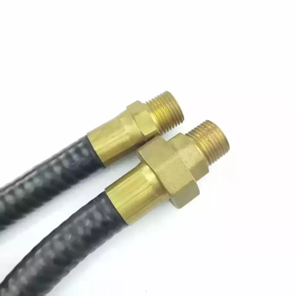 Zg Egyptian Hydraulic Rubber Gas Cooker Hose Flexible Corrugated Natural Pipe Stainless Steel Gas Hose Gas Protect Hose