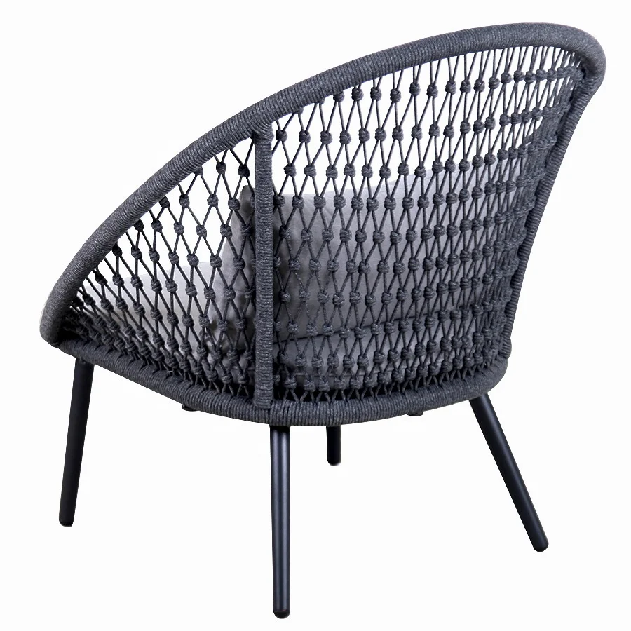 Modern design Woven Rope Chair  Outdoor sofa garden sofa for home  hotel  Patio furniture