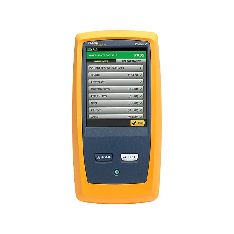 Сетевое устройство Fluke DSX2-5-IE-K1-комплект для проверки и устранения неисправностей промышленного кабеля