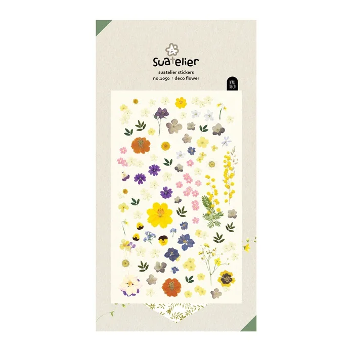 Custom Kawaii Aesthetic Cute Deco Paper PVC Sheet Japanese And Korean Letters Stickers Label