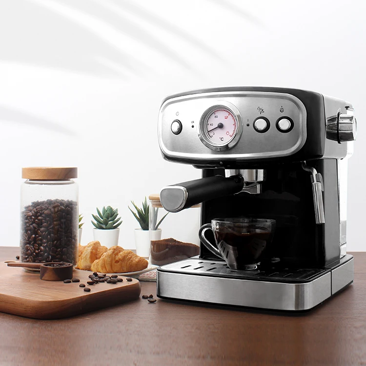 Automatic Pressure Gauge Electric High-quality 15 Bar Cappuccino Espresso Maker Machine The Other Coffee Maker