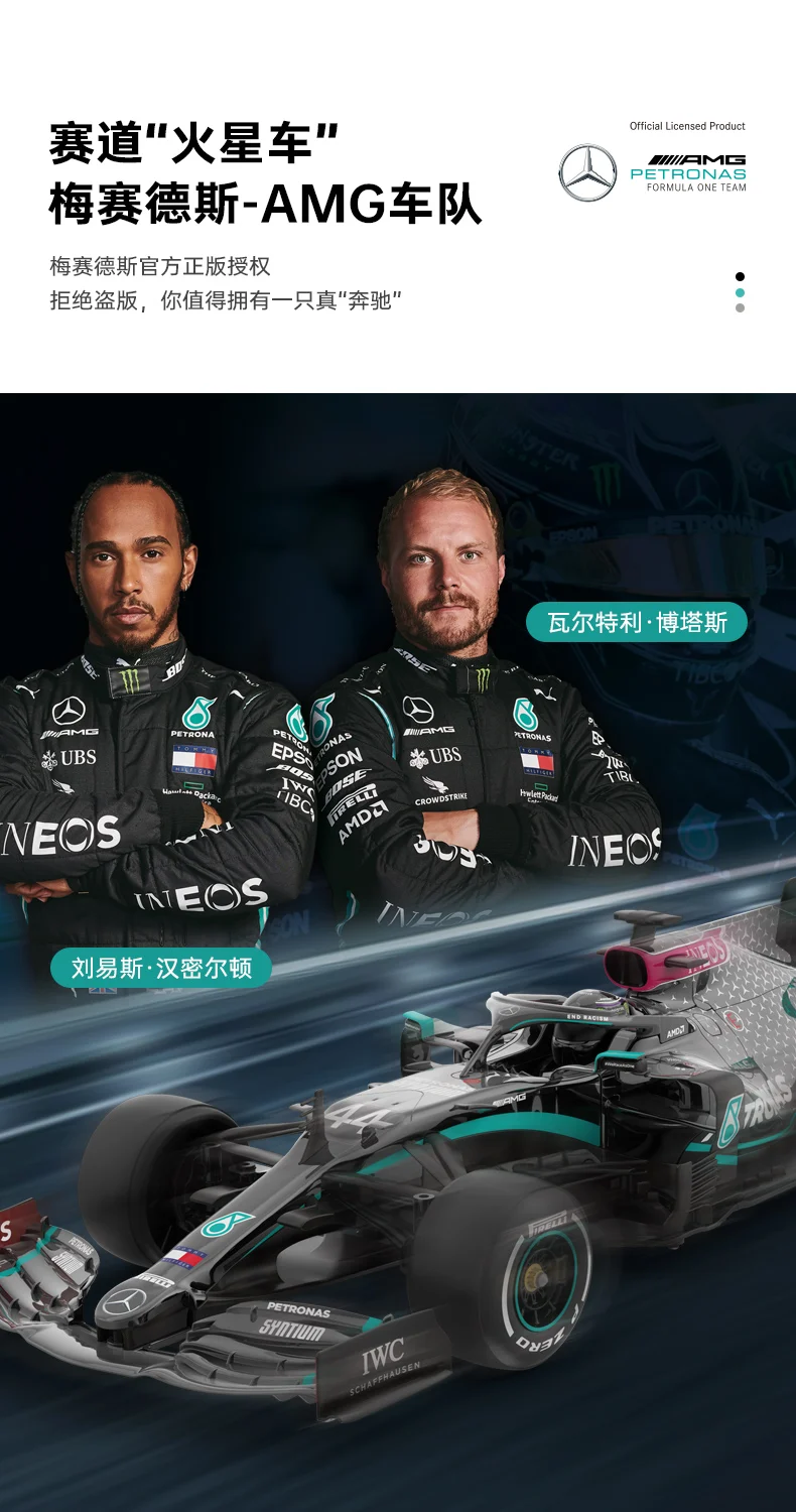 Formula 1 Mercedes-Benz  Performance hot selling remote control car model licensed car model  toy car