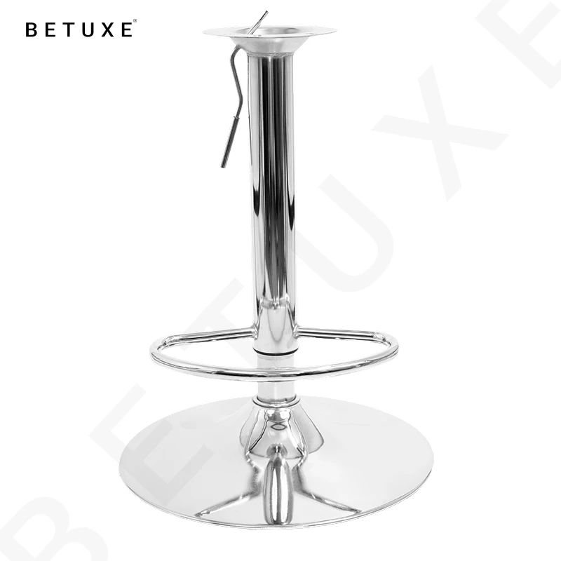Hot Sale Bar Chair Fittings Chair Base With Round Footrest For Kitchen