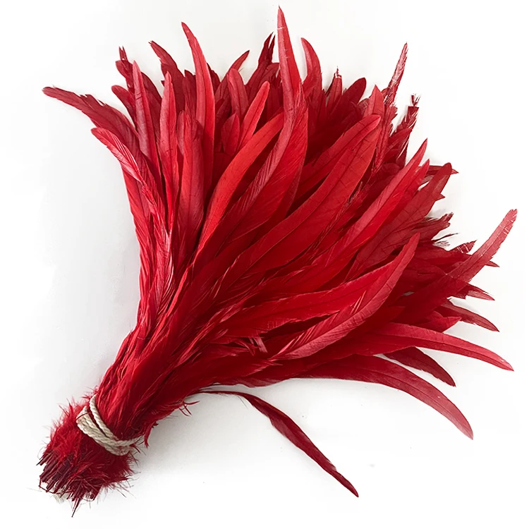 25-30 cm Coque Feather Plumas rooster tail feather Cocktail feather for fashion Garment dress