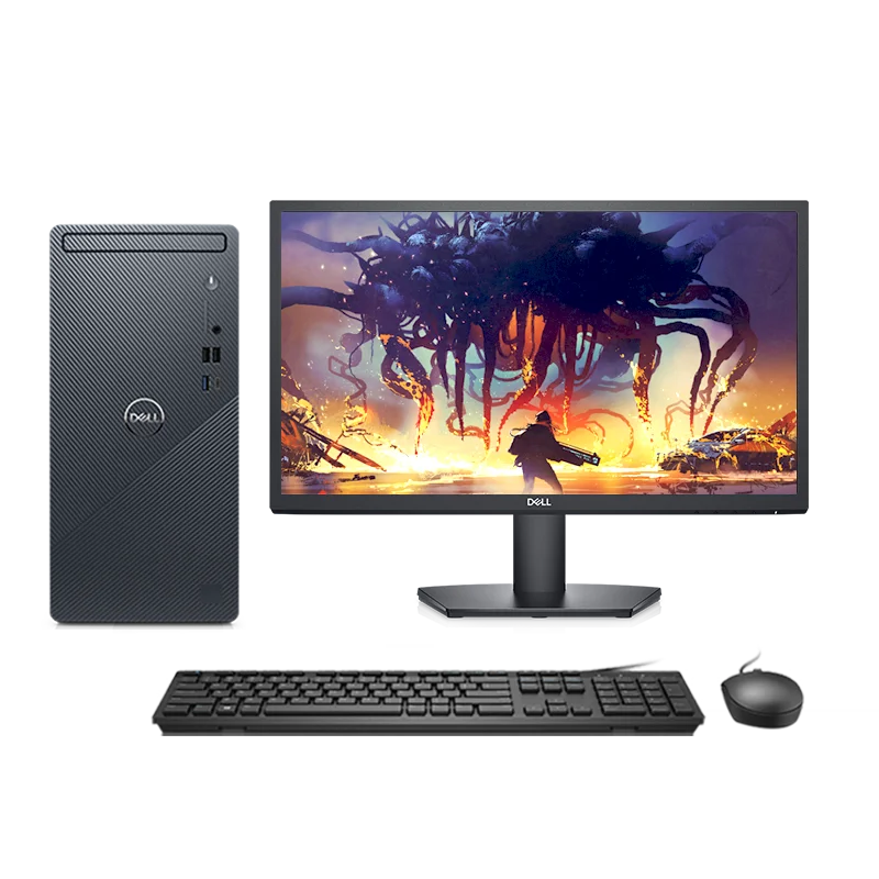 Настольный компьютер Dell Inspiron 3020 core i3-13100 8G 512G SSD с 21,5 дюймовым монитором SE2222H, новый компьютер для дома и офиса