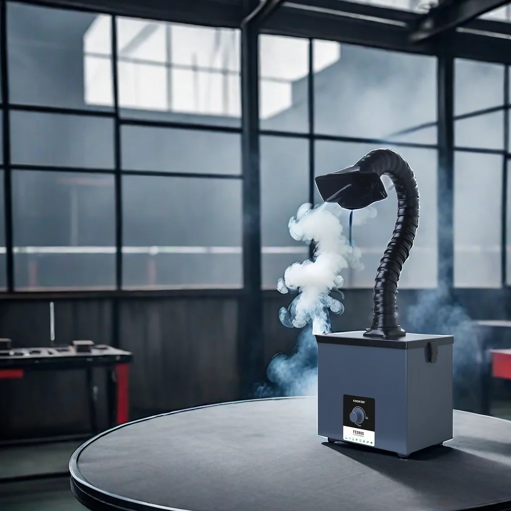 KNOKOO FES80S Small welding Fume Extractor Soldering Smoke Purifier