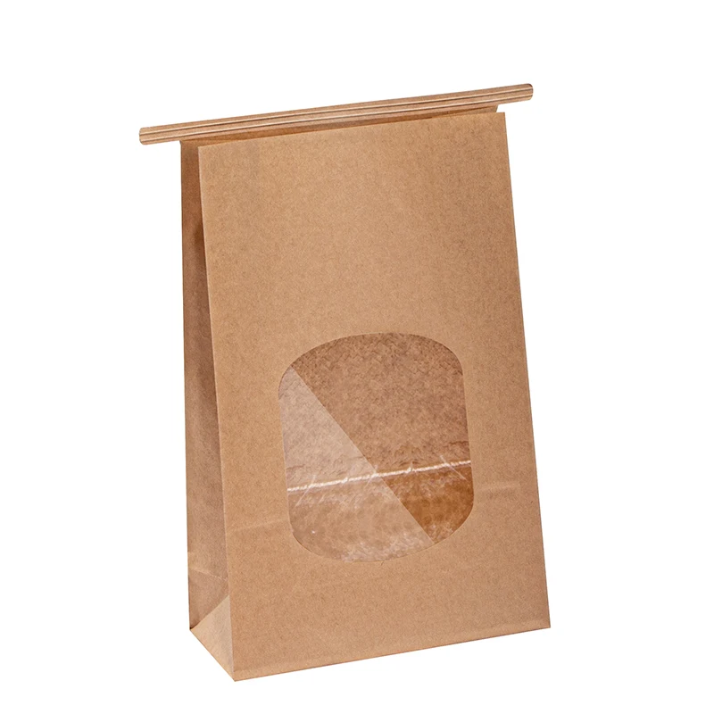 Wholesale Take Out Brown food paper bag