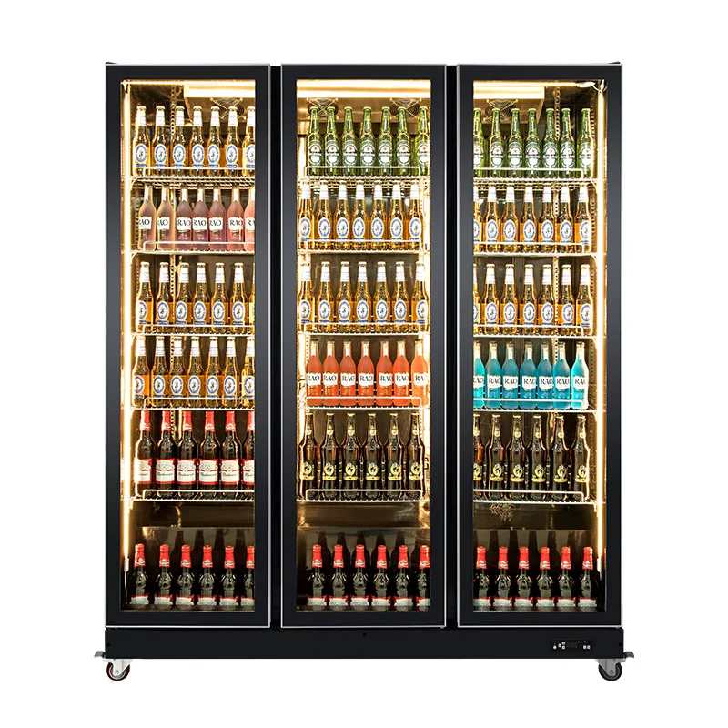 Vertical Pepsi Beverage Showcase Chiller Glass Door Fridge Refrigerator wine cooler showcase